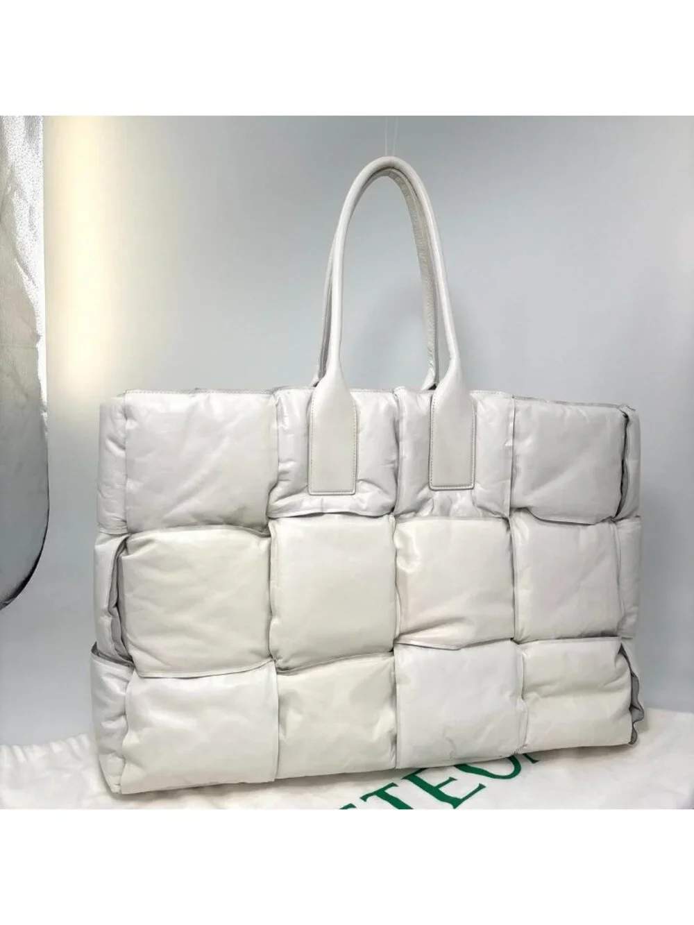 Bottega Veneta Maxi Intrecciato Padette Calfskin Tote Bag